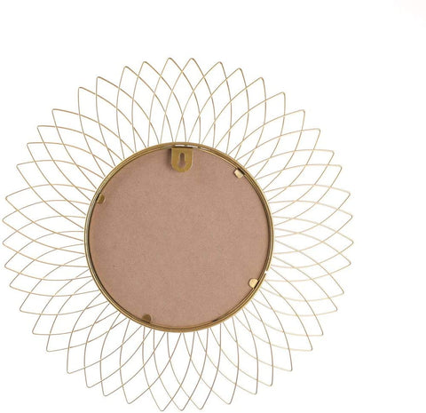 Miroir décoratif doré 14,5" 