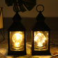 Lanterne décorative de style vintage de 9 po de hauteur (Ensemble de 2)