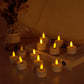 12 Pack Flickering Flameless Battery Operated Candles Tea Lights