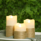 Real Wax Flameless Candles（Set of 3）