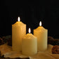 4/5/6inch High 3D Flameless Candles (Set of 3)