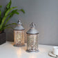 10.5" Tall Battery Powered Metal Table Lamp（Set of 2）