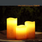 Real Wax Battery Powered Candle（Set of 3）