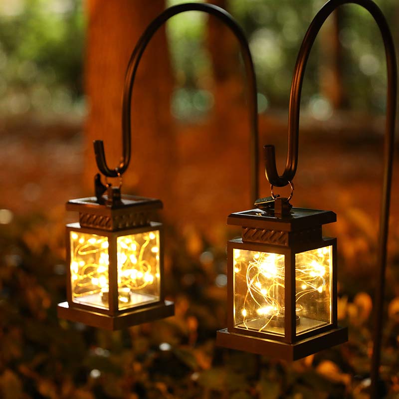 Set of 2 Solar Lantern Lights