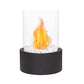 8.25''x 8.25''x 11.5''Tabletop Fireplace (Extra Large Black) 