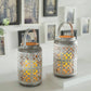 8‘’ Tall Metal Candle Holder (Set of 2) 