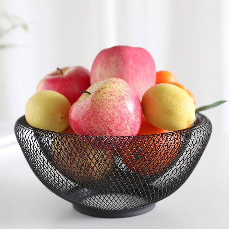 9.5'' Metal Mesh Fruit Basket 