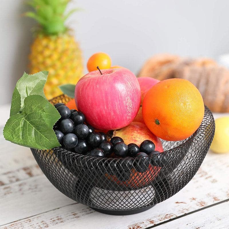 9.5'' Metal Mesh Fruit Basket 