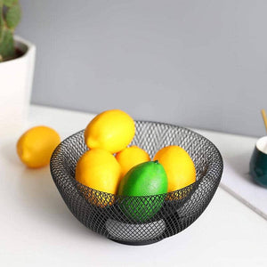 9.5'' Metal Mesh Fruit Basket 