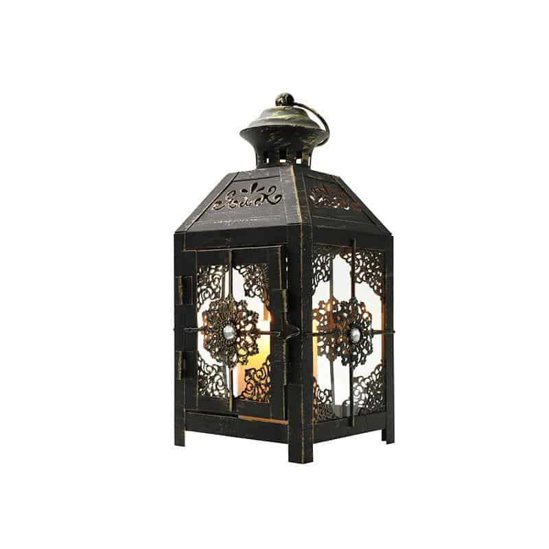 9.5" High Decorative Candle Lantern 