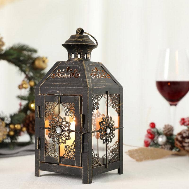 9.5" High Decorative Candle Lantern 