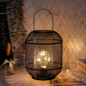 12''H Battery Powered Table Lamp Decorative Lantern