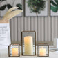 Copper Frame with Texture Glass Hurricane Candleholder ( Set of 3 ) 