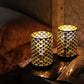 6.5'' Tall Metal Table Lamp Battery Lanterns(Set of 2)